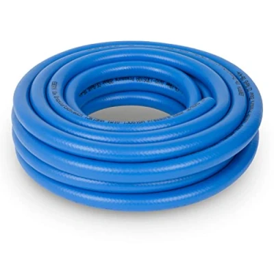 Afbeelding van EBERTH Persluchtslang, weefselslang, luchtslang in 10 m lengte, compressorslang met 13 mm x 19 diameter (binnenx buiten) en 20 bar werkdruk, persluchtgereedschap, accessoires zonder koppeling
