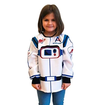 Afbeelding van Astronautenjas met Lange Mouw DeQube Verkleedkleding Astronaut 3 6 Jaar