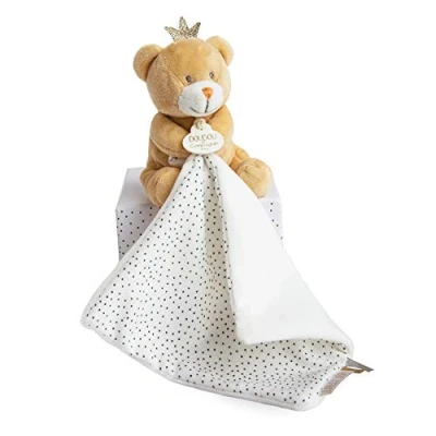 Afbeelding van Doudou et Compagnie DC3515 BÄR KUNIGING Marionet met deken, beige