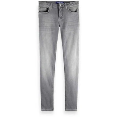 Afbeelding van Scotch &amp; Soda Core Bohemienne Mid Rise Skinny Grey Roots Jeans voor dames, 7634, 28W x 30L
