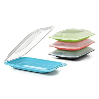 Afbeelding van Tatay 1180501 Fresh Mini vershouddoos, BPA vrij, herbruikbaar, stapelbaar, geschikt voor vaatwasser en magnetron, verschillende kleuren, 1 stuks, afmetingen 12 x 3 18 cm