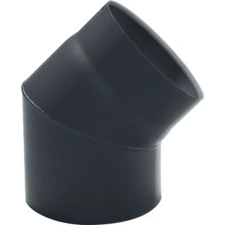Afbeelding van Nedco zwart staal Ø 130 mm bocht 45