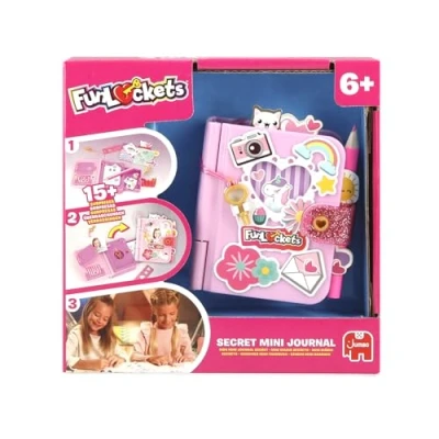 Afbeelding van Funlockets My Mini Secret Journal Personaliseerbaar en creatief om mee te nemen! Vind sleutels ontdek mysteries; meer dan 15 verrassingen binnen! Speelgoed voor kinderen vanaf 6 jaar