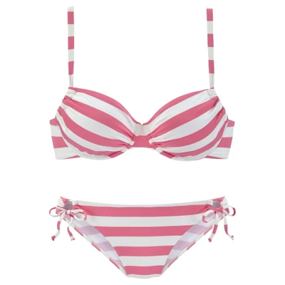 Afbeelding van Venice Beach SET Bikini, Dames, Maat: 42xB, Rosa weiß