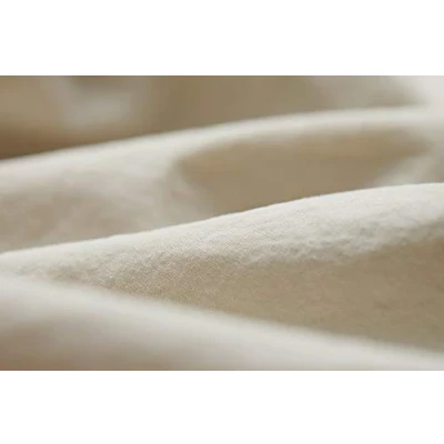 Afbeelding van L1NK STUDIO Beddengoed 260 x 220 cm dekbedovertrek katoen 100% (perkal 200 draden) voor bed 180 Uni effen Avena