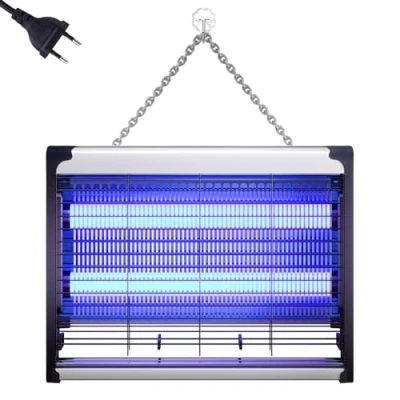Afbeelding van Vegena insectenverdelger, elektrisch, led muggenlamp, 4 W, elektrische vliegenval, muggenval, uv insectenlamp, vliegenvanger, insectenval voor binnen en buiten