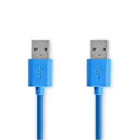 Afbeelding van USB A naar kabel 2 meter 3.0 (100% koper, Blauw)
