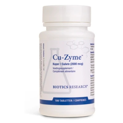 Afbeelding van Biotics Cu Zyme Koper Tabletten 100TB