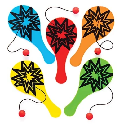 Afbeelding van Baker Ross Mini Paddle Bal Set (5 stuks) Knutselspullen en Speelgoed voor Kinderen