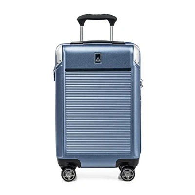 Afbeelding van Travelpro Platinum Elite Hardside Uitbreidbaar Spinner Wiel Bagage TSA Lock Hard Shell Polycarbonaat Koffer, Donker Hemelsblauw, Carry on 21 Inch, Uitbreidbare