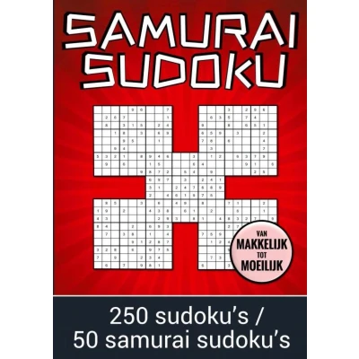Afbeelding van Samurai Sudoku van Makkelijk tot Moeilijk 250 Sudoku‘s / 50
