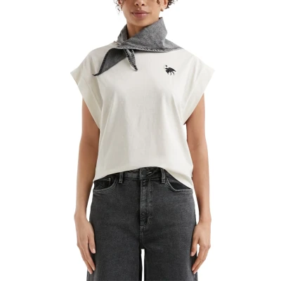 Afbeelding van QS by S. Oliver shirt white D maat S