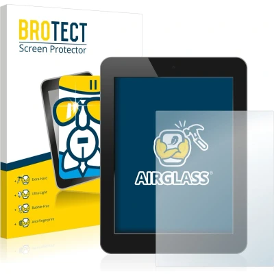 Afbeelding van BROTECT Screenprotector voor Standaardmaten met 10.1 inch Schermen [223 mm x 126 mm, 16:9] Folie Beschermfolie Beschermglas transparant