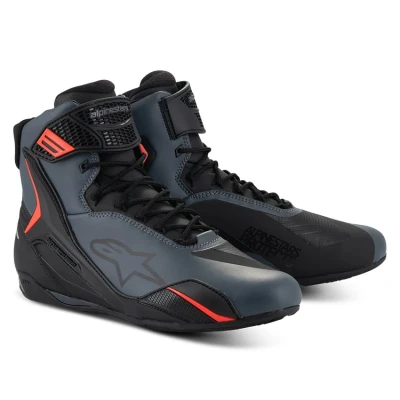Afbeelding van Alpinestars Faster 4 Motorschoenen, zwart grijs rood, afmeting 48 voor man
