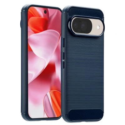 Afbeelding van Brushed Backcover voor de Google Pixel 10 Donkerblauw