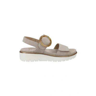 Afbeelding van ara Sandalen met sleehak, Dames, Maat: 39, Beige Schoenen