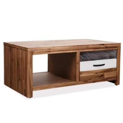 Afbeelding van Salontafel 90x50x37,5 cm massief acaciahout