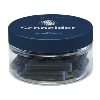 Afbeelding van Schneider inktpatronen 30 stuks donkerblauw S 6723