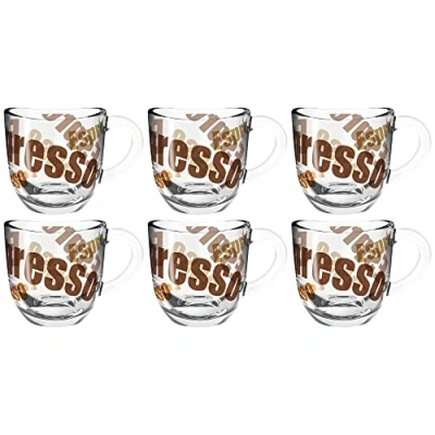 Afbeelding van Espressokop Leonardo 3 colours Napoli (6 Delig)