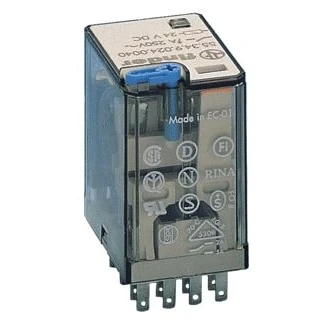 Afbeelding van Finder 55.34.9.024.5000 Steekrelais 24 V/DC 7 A 4x wisselcontact 1 stuk(s)