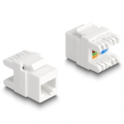 Afbeelding van Delock Keystone Modul RJ45 Buchse zu LSA Cat.6A werkzeugfrei mini HQ