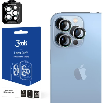 Afbeelding van 3mk lens bescherming voor iPhone 13 pro / max zilver