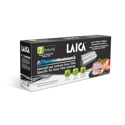 Afbeelding van Laica TR2000 vacuümrollen voor sous vide en levensmiddelopslag, kunststof