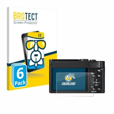 Afbeelding van BROTECT Screenprotector voor Panasonic Lumix DC TZ99 Folie Beschermfolie Beschermglas transparant (6 Stuks)