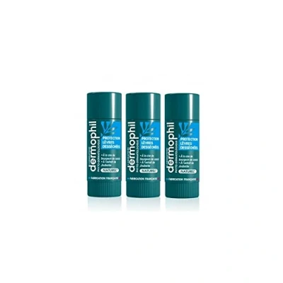 Afbeelding van Dermophil Indien Protection Lèvres Desséchées Bio Stick Set van 2 x 4 g + 1 Gratis
