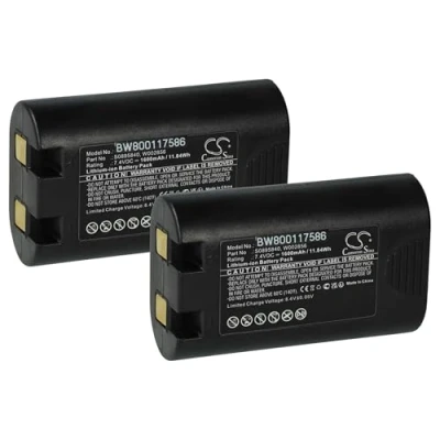 Afbeelding van vhbw 2 x accu compatibel met Dymo Rhino 5200, 4200 printers (1600mAh, 7,4V, Li Ion)