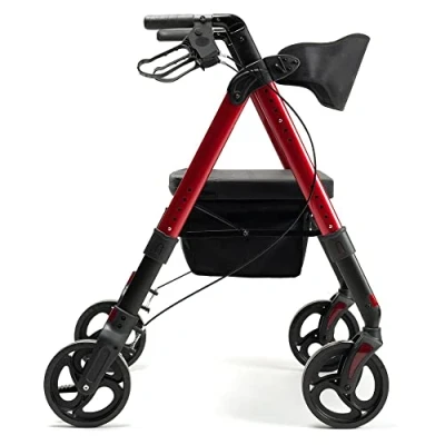 Afbeelding van Rollator Goliat XXL Extra sterk: Tot 200 kg Zilver Verstelbaar