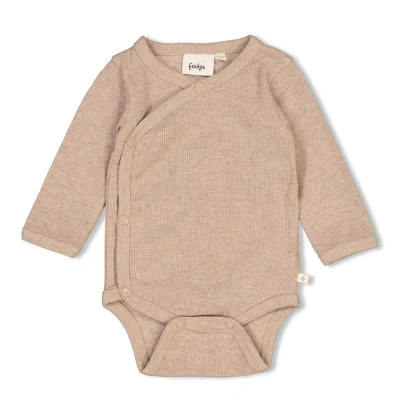 Afbeelding van Feetje Romper Overslag FECAPR24 The Magic Is In You Taupe Melange Maat 44