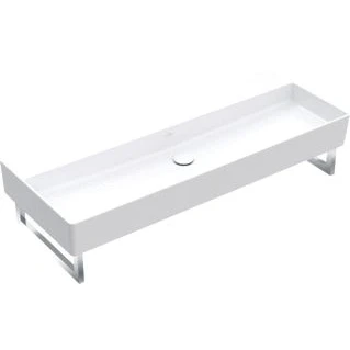 Afbeelding van Villeroy &amp; Boch Memento 2.0 wastafel wit ceramic+ (120 x 47 cm) zonder