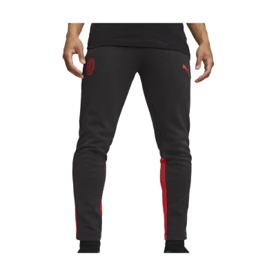 Afbeelding van Puma AC Milan Casuals Trainingsbroek, Heren, Maat: Large, black for all time red