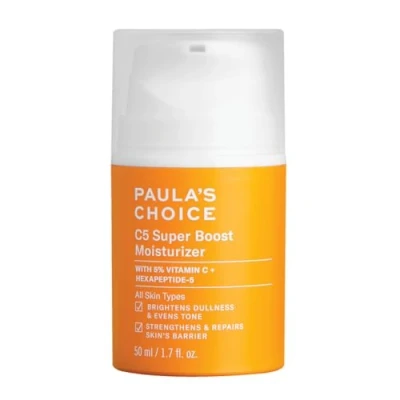 Afbeelding van Paula&#039;s Choice C5 SUPER BOOST Nachtcrème Anti Aging Gezichtscrème met Vitamine C Houd de Huid Gehydrateerd &amp; Minimaliseert Pigmentvlekken Alle Huidtypen 50 ml