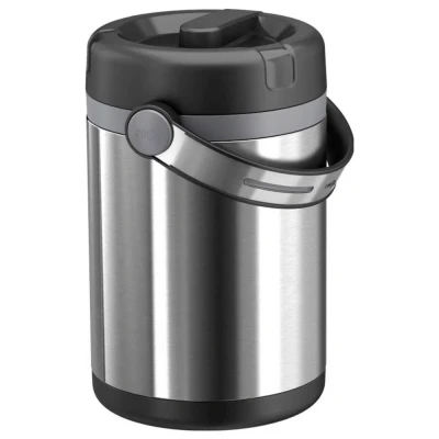 Afbeelding van Emsa 509245 Geïsoleerde voedselcontainer, enjoy mobile, 1,7 liter, met 2 voedselinzetstukken, 100% dicht, beweegbaar, zwart/antraciet