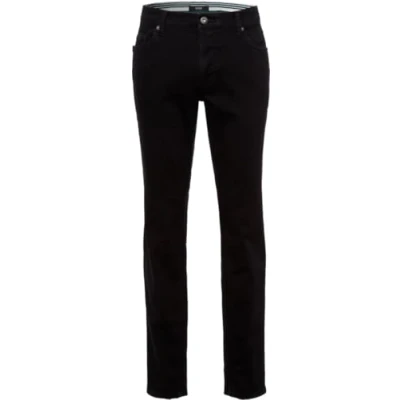 Afbeelding van Eurex by Brax Heren Luke Denim Perfect Flex Jeans, Zwart, 25U