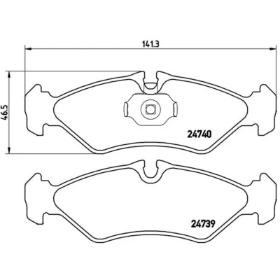 Afbeelding van Brembo Remblokset P 50 081