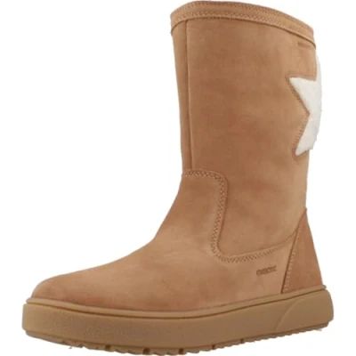 Afbeelding van Geox Meisjes J Theleven Girl WPF enkellaars, whisky., 31 EU