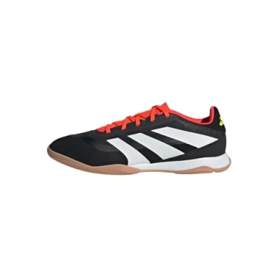 Afbeelding van adidas Performance Predator League IN Zaalvoetbalschoenen, Heren, Maat: 43 1/3, Core black/footwear white/solar red Textiel/ synthetisch