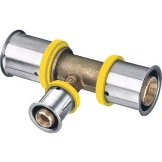 Afbeelding van VSH MultiPress perskoppeling T stuk 25 x 16 (gas)