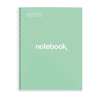 Afbeelding van Miquelrius Notebook, spiraalblok, 1 emoties, gevoerd, DIN A4, microgeperforeerd, 80 vellen, 90 g/m², afbeelding 5 mm