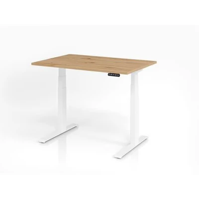 Afbeelding van XDKB 12 W Bureau 120x80 Knoestige Eiken Tafelhoogte I Elektrisch in hoogte verstelbaar