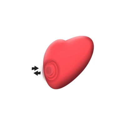Afbeelding van Xocoon Heartbeat Pulserende en Vibrerende Stimulator Rood