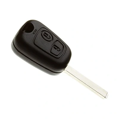 Afbeelding van Jongo sleutelbehuizing met lemmet Compatibel Citroën C1, C2, C3, C4 en C5 Plip Afstandsbediening 2 Knoppen