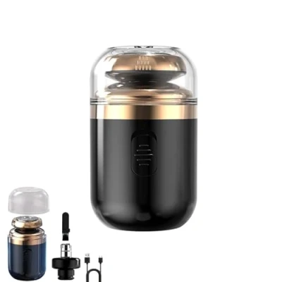 Afbeelding van FJZFXKZL Electric Razor for Men, Capsule Razor, Mini Portable Shaver, Ipx7 Waterproof Shaver Home Travel Razor(Black)