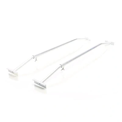 Afbeelding van XPOtool Wiltec Set 2 x verstelbare beugel van 100 tot 145 mm aluminium voor aanhangerzeilen, hoeshouder, accessoires, veiligheid, zeil, frame