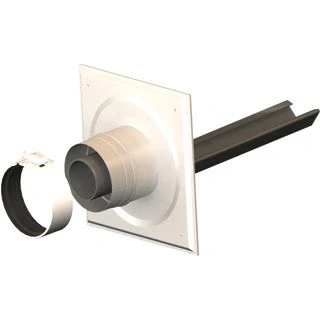 Afbeelding van Burgerhout Miniflex schachtaansluiting PP Ø 60/100 mm met steun