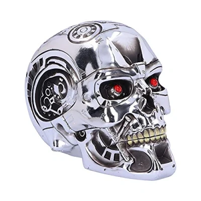 Afbeelding van Nemesis Now T Terminator Boîte en résine Argenté 18 cm Taille Unique