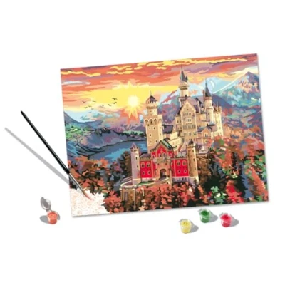 Afbeelding van Ravensburger CreArt Schilderen op Nummer Fairytale Castle